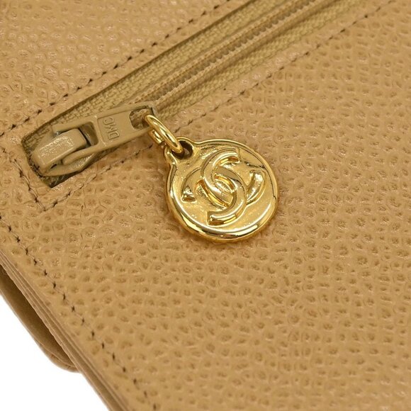 Chanel Beige Calfskin Wallet 196082 - Picture 6 of 7